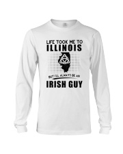 IRISH GUY LIFE TOOK TO ILLINOIS Long Sleeve Tee thumbnail