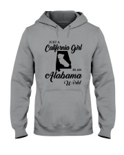 JUST A CALIFORNIA GIRL IN AN ALABAMA WORLD Hooded Sweatshirt thumbnail