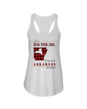 NEW YORK GIRL LIVING IN ARKANSAS WORLD Ladies Flowy Tank thumbnail