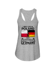 LIVE IN POLAND BEGAN IN GERMANY Ladies Flowy Tank thumbnail