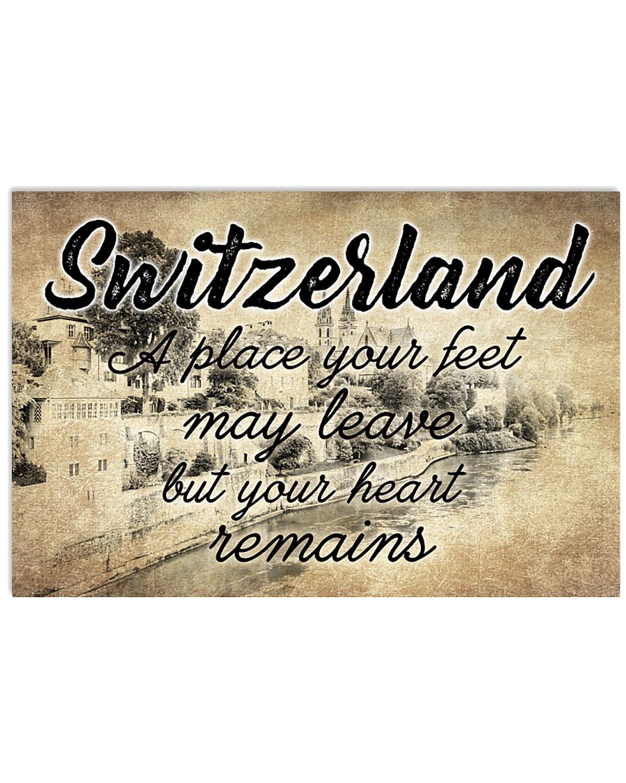 SWITZERLAND A PLACE YOUR HEART REMAINS 24x16 Poster