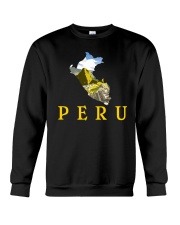 Peru Color Landscape In Map Crewneck Sweatshirt tile