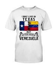 LIVE IN TEXAS BEGAN IN VENEZUELA Classic T-Shirt tile