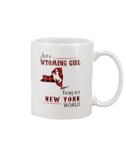 WYOMING GIRL LIVING IN NEW YORK WORLD Mug thumbnail