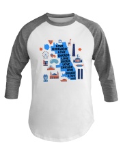Love Symbols Chicago Baseball Tee tile
