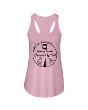 JUST AN IOWA GIRL LIVING IN AN ARIZONA WORLD Ladies Flowy Tank thumbnail