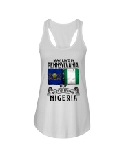 LIVE IN PENNSYLVANIA BEGAN IN NIGERIA Ladies Flowy Tank thumbnail