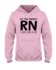 I'M THE PERFECT RN I JUST CUSS A LOT Hooded Sweatshirt thumbnail
