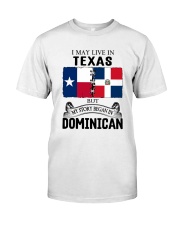 LIVE IN TEXAS BEGAN IN DOMINICAN ROOT WOMEN Classic T-Shirt tile