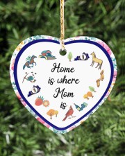 Kentucky Home Is Where Mom Is Heart ornament - single (porcelain) aos-heart-ornament-single-porcelain-lifestyles-02