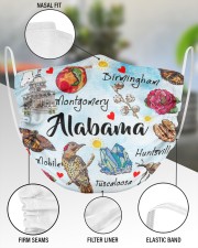Alabama Symbol City 2 Layer Face Mask - Single aos-face-mask-2-layers-lifestyle-front-51