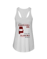 PENNSYLVANIA GIRL LIVING IN ALABAMA WORLD Ladies Flowy Tank thumbnail