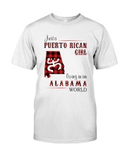 PUERTO RICAN GIRL LIVING IN ALABAMA WORLD Classic T-Shirt front