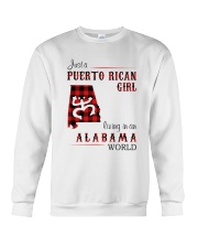 PUERTO RICAN GIRL LIVING IN ALABAMA WORLD Crewneck Sweatshirt tile
