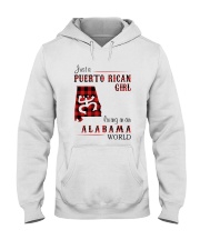 PUERTO RICAN GIRL LIVING IN ALABAMA WORLD Hooded Sweatshirt tile