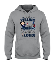 I'M A FILIPINO GIRL WE JUST TALK LOUD Hooded Sweatshirt thumbnail