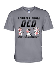 I SUFFER FROM OPD OBESSIVE COW DISORDER V-Neck T-Shirt thumbnail