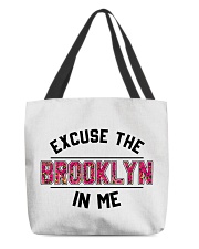 EXCUSE THE BROOKLYN IN ME All-Over Tote tile