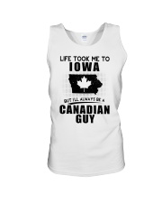 CANADIAN GUY LIFE TOOK TO IOWA Unisex Tank thumbnail