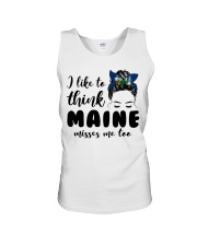 Maine Misses Me Too Unisex Tank tile