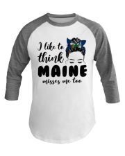 Maine Misses Me Too Baseball Tee tile