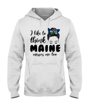 Maine Misses Me Too Hooded Sweatshirt tile