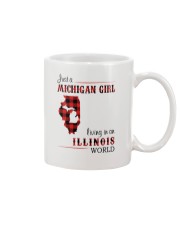 MICHIGAN GIRL LIVING IN ILLINOIS WORLD Mug thumbnail