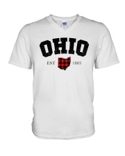 Ohio Est 1803 V-Neck T-Shirt tile