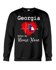 Georgia Makes My Heart Beat Crewneck Sweatshirt tile