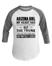 Arizona Girl My Heart Has No Room Baseball Tee tile