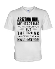 Arizona Girl My Heart Has No Room V-Neck T-Shirt tile