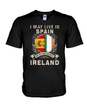 LIVE IN SPAIN MY STORY IN IRELAND V-Neck T-Shirt thumbnail