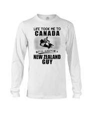 NEW ZEALAND GUY LIFE TOOK TO CANADA Long Sleeve Tee thumbnail
