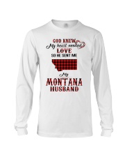 He Sent Me My Montana Husband Long Sleeve Tee tile
