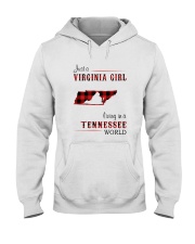 VIRGINIA GIRL LIVING IN TENNESSEE WORLD Hooded Sweatshirt thumbnail
