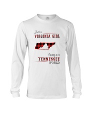 VIRGINIA GIRL LIVING IN TENNESSEE WORLD Long Sleeve Tee thumbnail