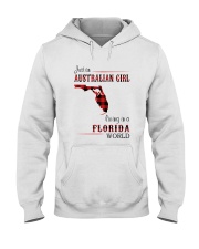 AUSTRALIAN GIRL LIVING IN FLORIDA WORLD Hooded Sweatshirt tile