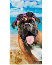 Boxer Wear Sunglass At Beach Premium Beach Towel front
