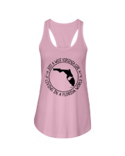 WEST VIRGINIA GIRL LIVING IN FLORIDA WORLD Ladies Flowy Tank thumbnail