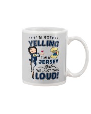 I'M A JERSEY GIRL WE JUST TALK LOUD Mug thumbnail