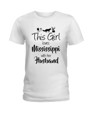 This Girl Loves Mississippi Ladies T-Shirt tile