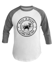 Maine A Long Time Ago Circle Baseball Tee tile