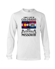 LIVE IN COLORADO BEGAN IN MISSOURI Long Sleeve Tee tile