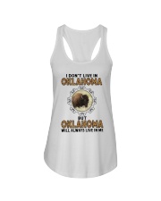OKLAHOMA WILL ALWAYS LIVE IN ME Ladies Flowy Tank thumbnail