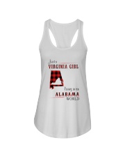 VIRGINIA GIRL LIVING IN ALABAMA WORLD Ladies Flowy Tank thumbnail