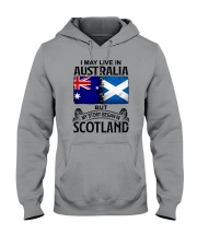 LIVE IN AUSTRALIA BEGAN IN SCOTLAND Hooded Sweatshirt tile