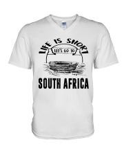 Let's Go To South Africa V-Neck T-Shirt tile