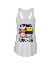 LIVE IN FLORIDA BEGAN IN COLOMBIA Ladies Flowy Tank thumbnail