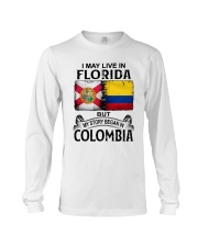 LIVE IN FLORIDA BEGAN IN COLOMBIA Long Sleeve Tee thumbnail