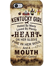 KENTUCKY GIRL A MOUTH SHE CAN'T CONTROL Phone Case i-phone-8-case